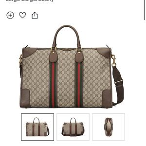 Gucci Ophidia GG Carry On Duffle